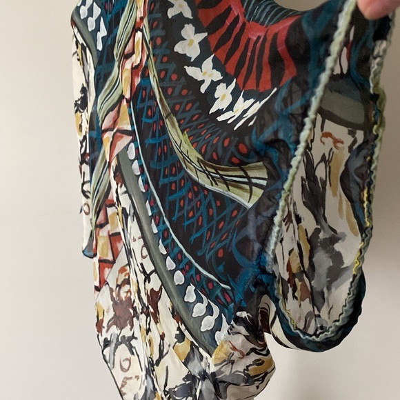 Artistic Flowy Sofia Dolman Sleeve Cover Up Top OS - Picture 4 of 11